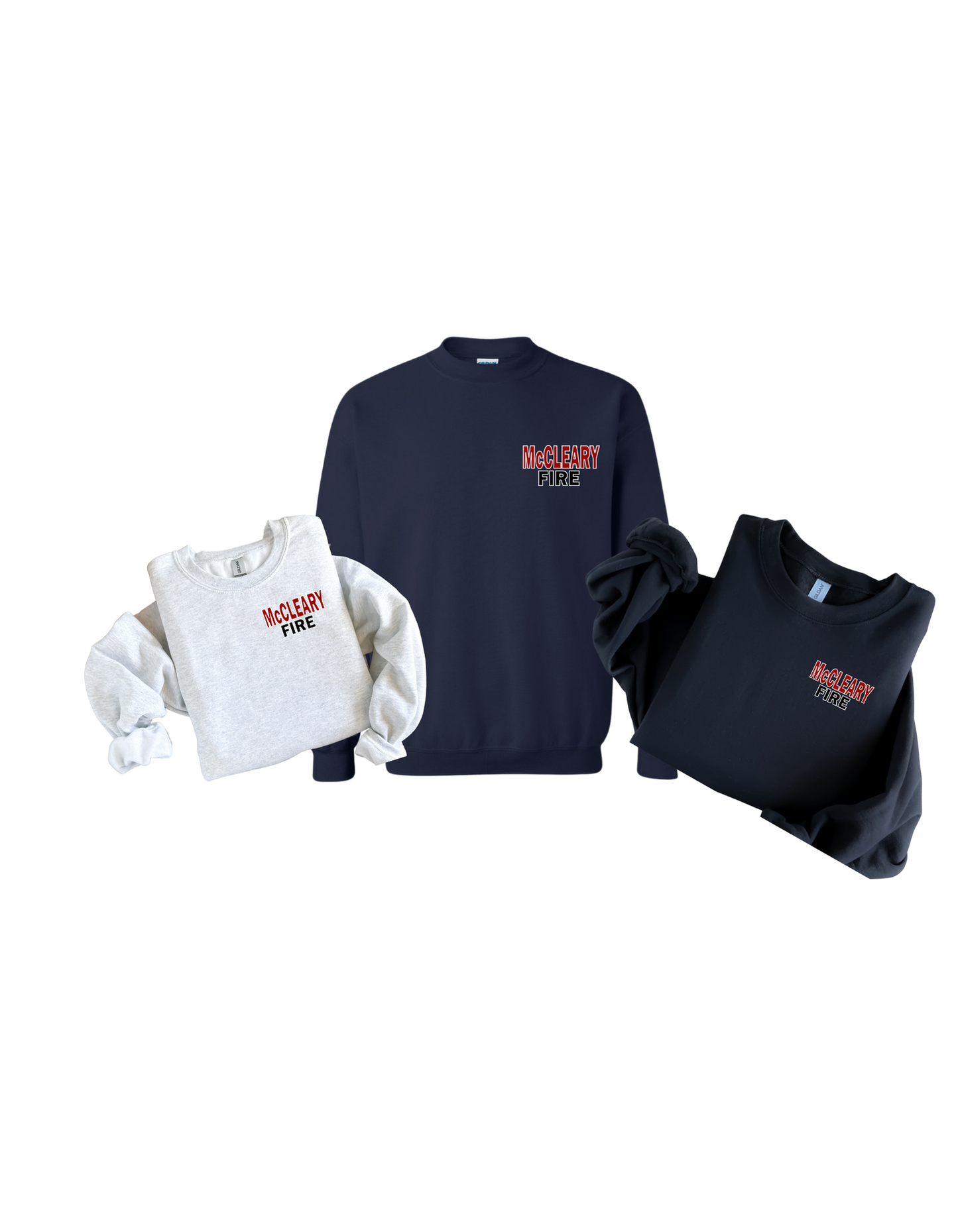 McCLEARY Fire Crewnecks