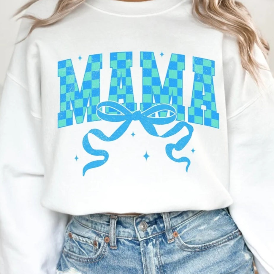 Checkered blue MAMA
