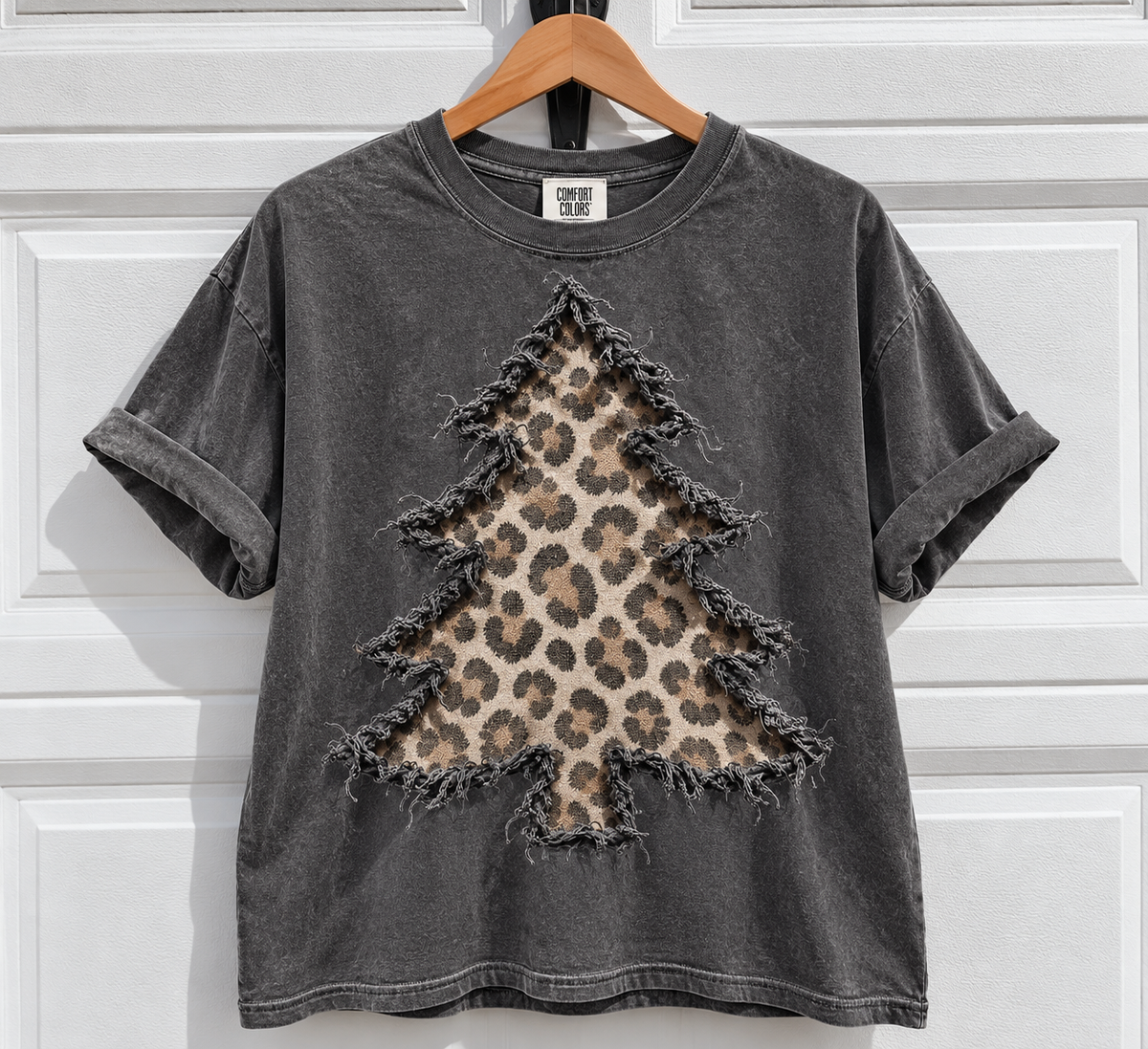 Leopard Christmas Tee