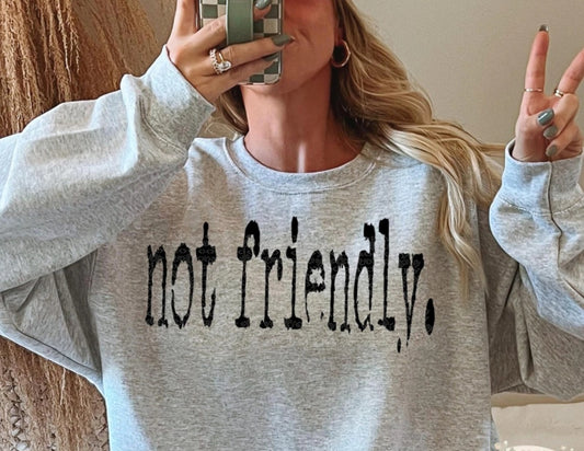 Not friendly 🤣