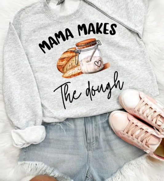 Mama makes the dough 🍞
