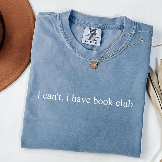 I can't I have a book club